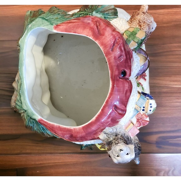 Fitz and Floyd TOYLAND SANTA COOKIE JAR 2070/106 Vintage Retired 12" Omnibus - Picture 11 of 16